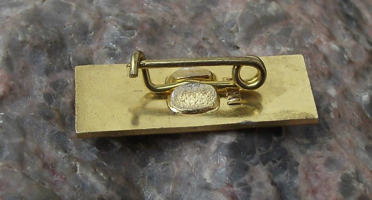 Vintage Russian Exhibition Science Centre BAHX Soviet Star Rocket Pin Badge - Badgecrazy