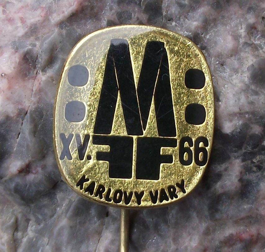 1966 MFF Karlovy Vary International Karlsbad Film Festival Awards Pin Badge - Badgecrazy