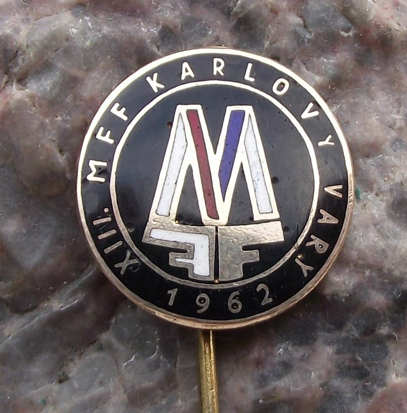 1962 MFF Karlovy Vary 13th Czech International Film Festival Award Pin Badge - Badgecrazy