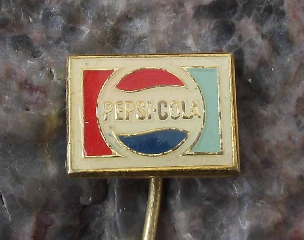 Vintage Pepsi Cola Soft Fizzy Carbonated Drink Coke Motif Logo Emblem Pin Badge - Badgecrazy