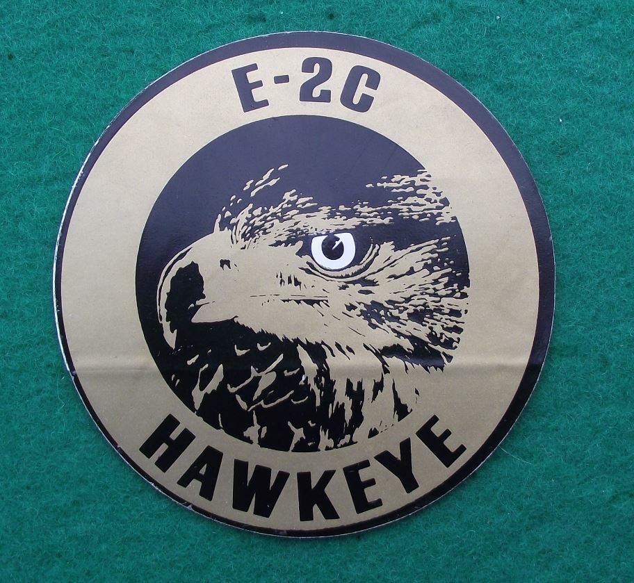 Northrop Grumman E-2 Hawkeye AEW Airborne Early Warning Aircraft Sticker Decal - Badgecrazy