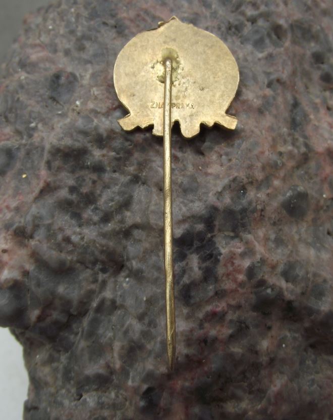 Antique Czechoslovakia Safe Driver Award Bus Truck Accident 300000 km Pin Badge - Badgecrazy