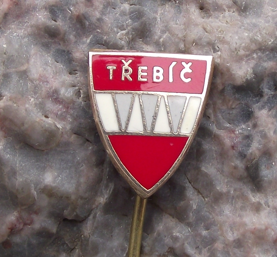Vintage Trebic Trebitz Czechoslovakia Moravia City Coat of Arms Pin Badge - Badgecrazy