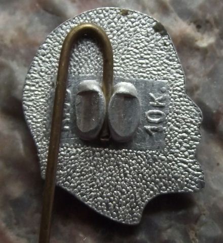 Detailed Lenin Head Outline without Background in Silver Coloured Metal Pin - Badgecrazy
