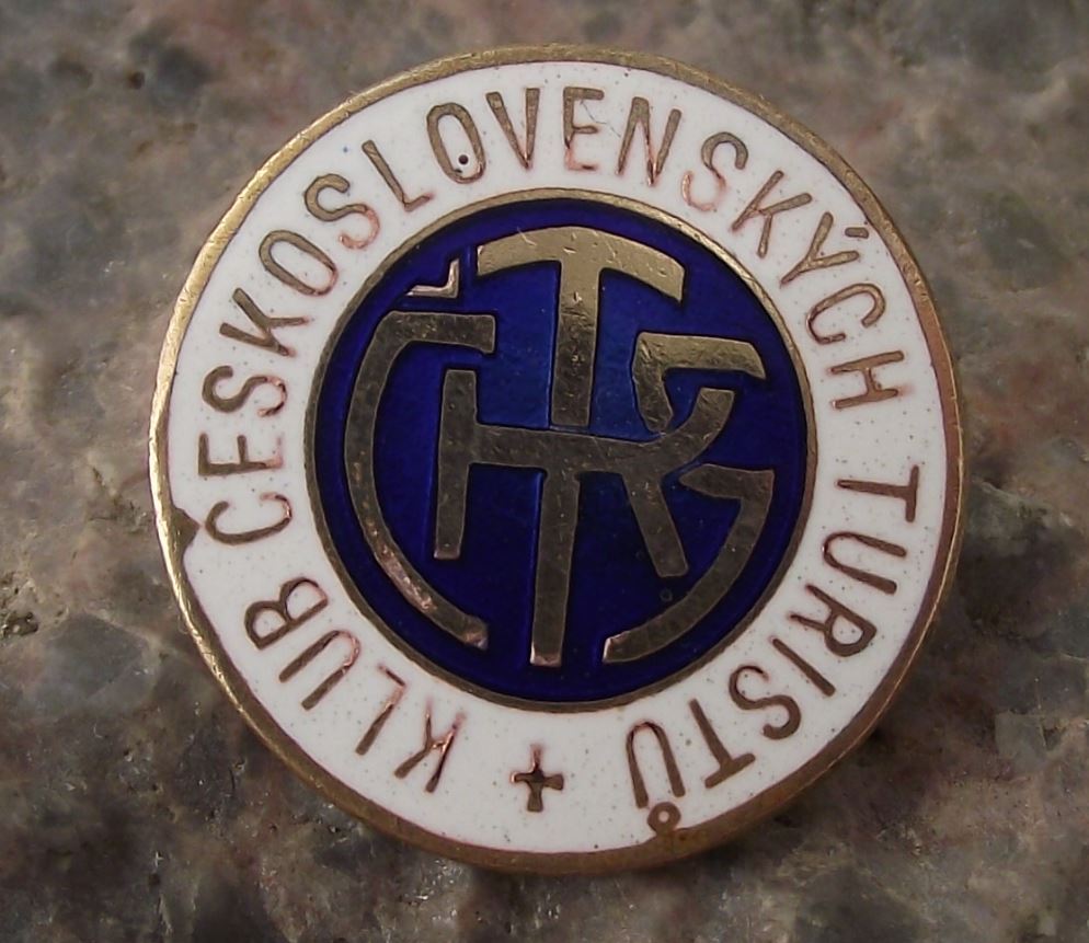Vintage Czech Tourist Club KCT Klub Ceskych Turistu Travel Society Pin Badge - Badgecrazy