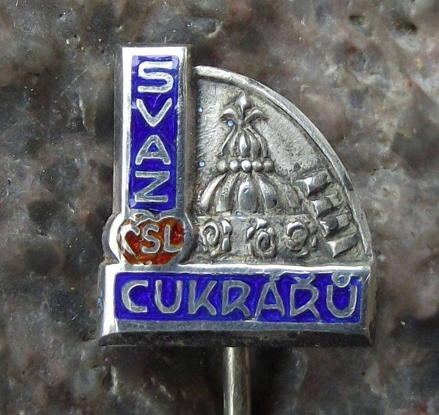 Antique Svaz CSL Cukraru Trade Union of Sugar Industry Workers Members Pin Badge - Badgecrazy