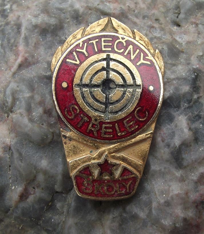 Antique Military Reserve Gun Shooting Marksman Training School Award Pin Badge - Badgecrazy