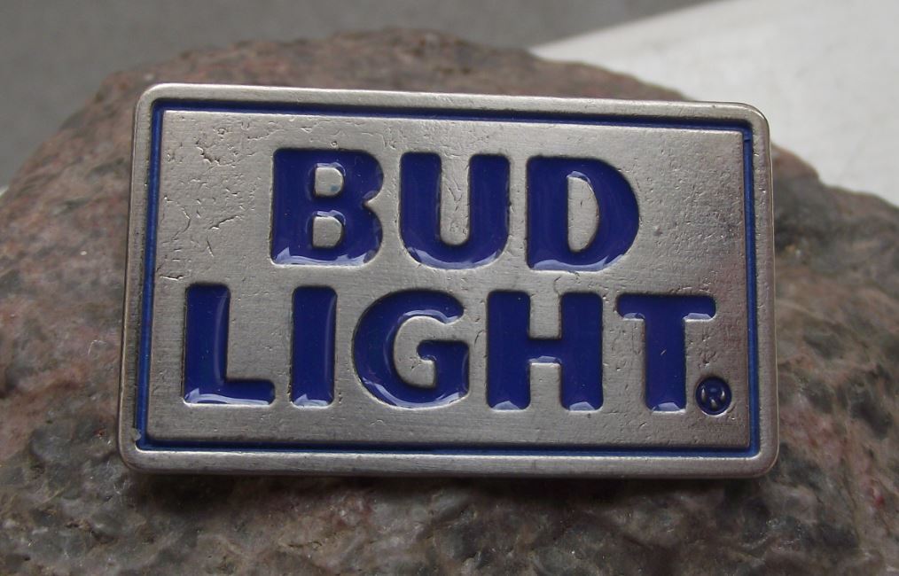 Bud Light Budweiser Beer Anheuser Busch Brand Brewery Lager Lapel Tie Pin Badge - Badgecrazy