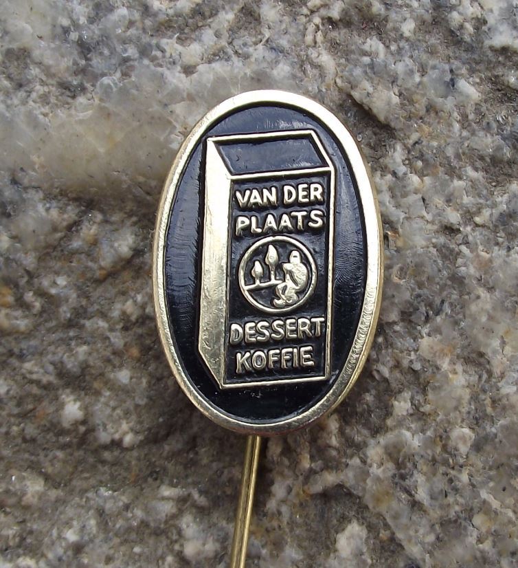 Van Der Plaats Dessert Coffee Koffie Firm Holland Netherlands Dutch Pin Badge - Badgecrazy