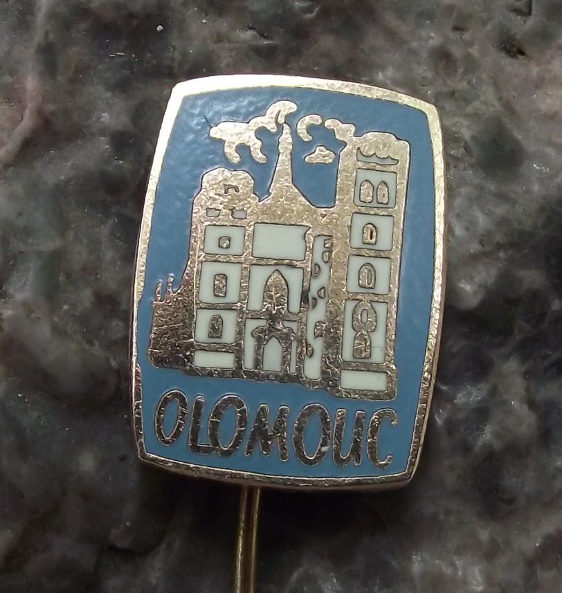 Olomouc Olmutz Moravia Famous Buildings Town Square Tourist Souvenier Pin Badge - Badgecrazy