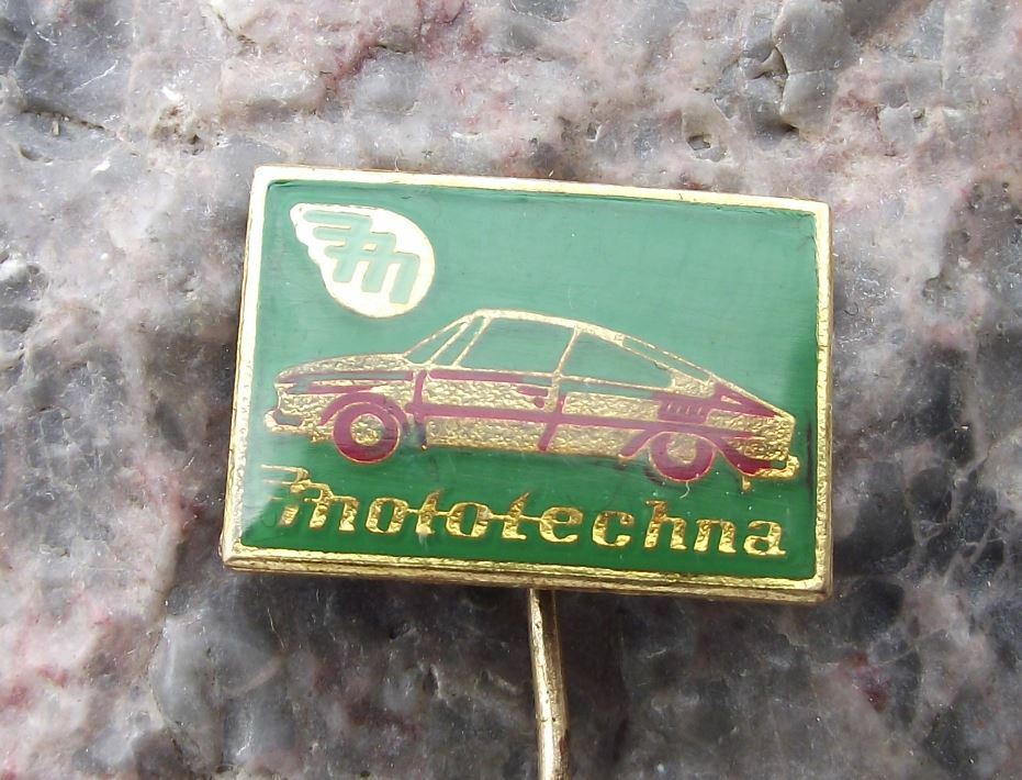 Skoda Rapid Garde Czech Motor Sports Coupe Car Auto Mototechna Firm Pin Badge - Badgecrazy