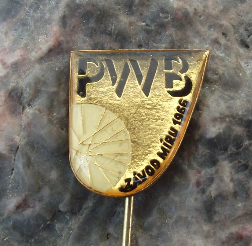 1966 WBP Czech International Bicycle Bike Peace Race Cycling Tour PWB Pin Badge - Badgecrazy