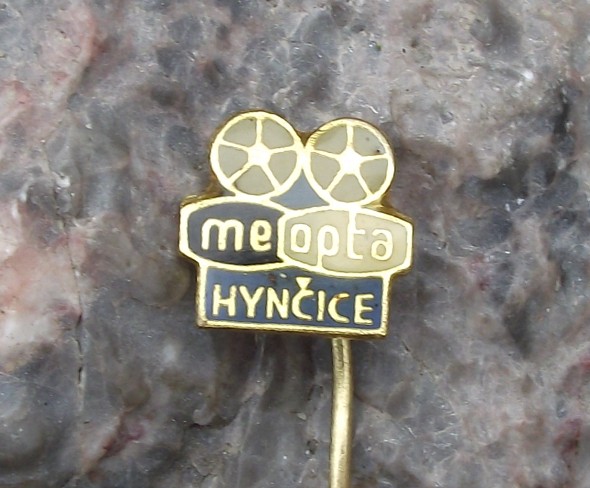 Vintage Meopta Hyncice Czechoslovakia Film Reels Cinema Projector Pin Badge - Badgecrazy