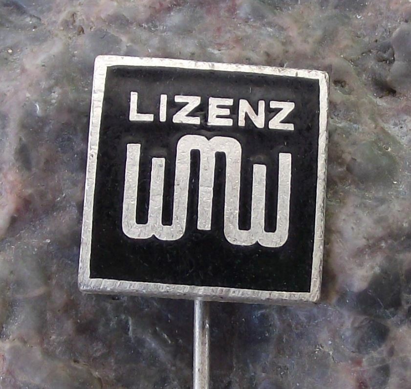 Antique East Germany DDR WMW Lizenz Union Heavy Engineering Machines Pin Badge - Badgecrazy