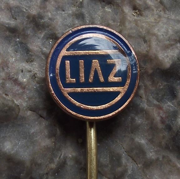 LIAZ Czechoslovak Truck & Bus Manufacturuer Advertising Company Logo Pin Badge - Badgecrazy