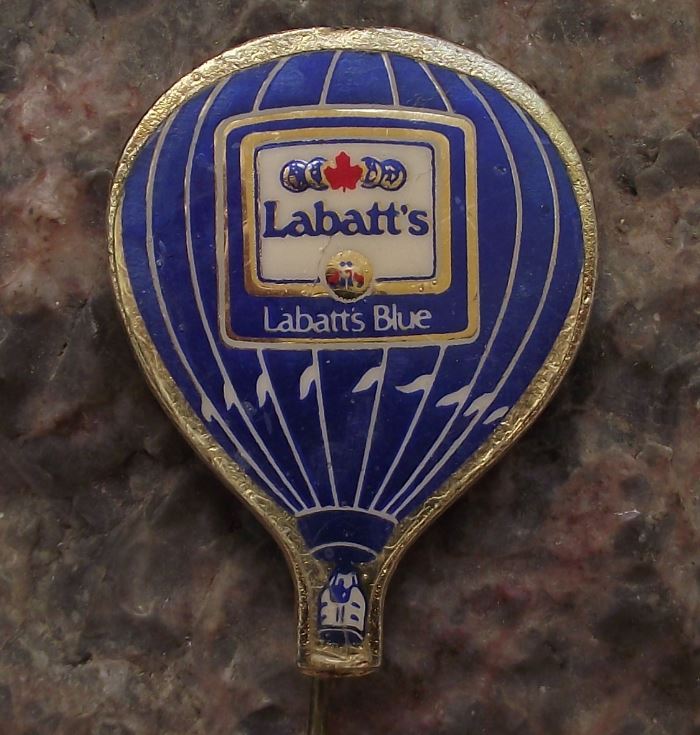 Labatts Lager Blue Hot Air Balloon Aviation Beer Ballooning Event Pin Badge - Badgecrazy