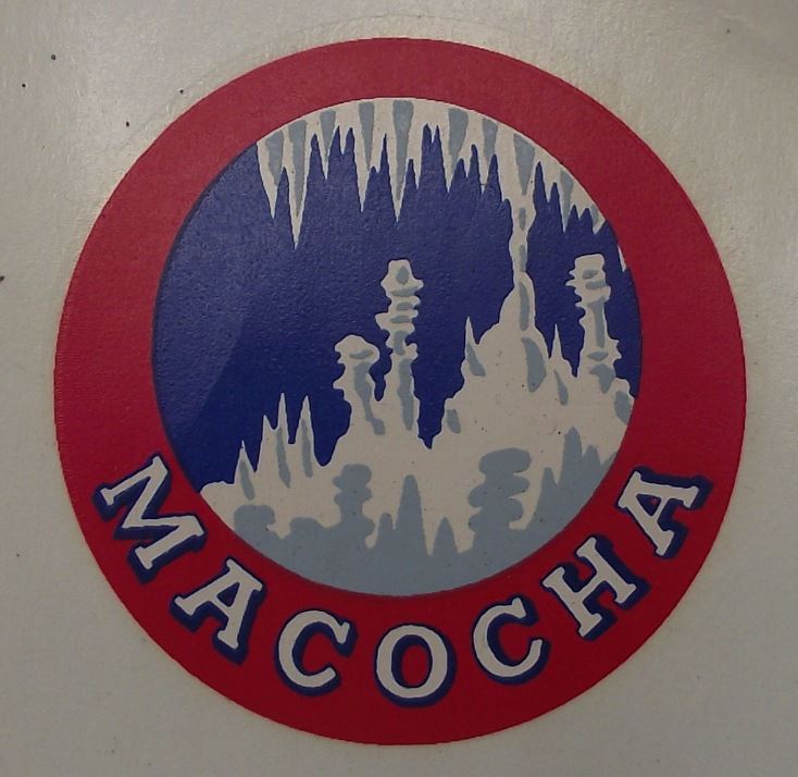 Antique Czech Cave System Macocha Gorge Caving Underground Tourist Decal Sticker - Badgecrazy