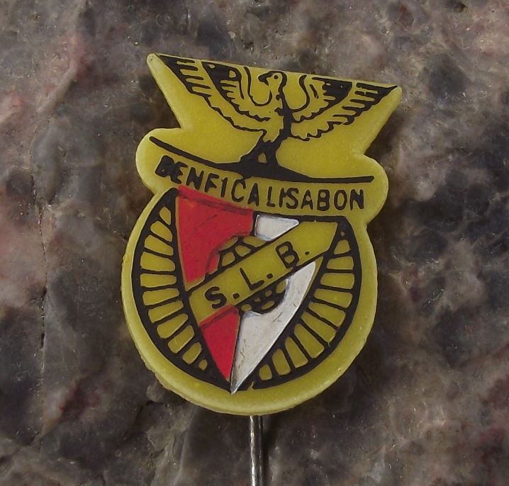 Antique Benfica SLB Sporting Lisbon Motif Logo Soccer Football Club Pin Badge - Badgecrazy