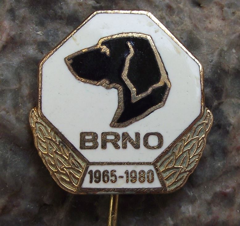 1980 International Dog Breeders Club Show Event Brno 25th Anniversary Pin Badge - Badgecrazy