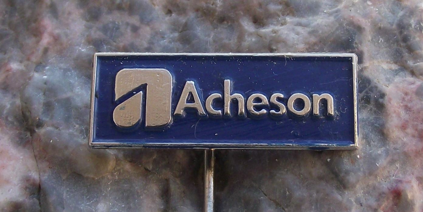 Vintage Acheson Inks and Coatings Printed Circuit Boards PCB Henkel Pin Badge - Badgecrazy
