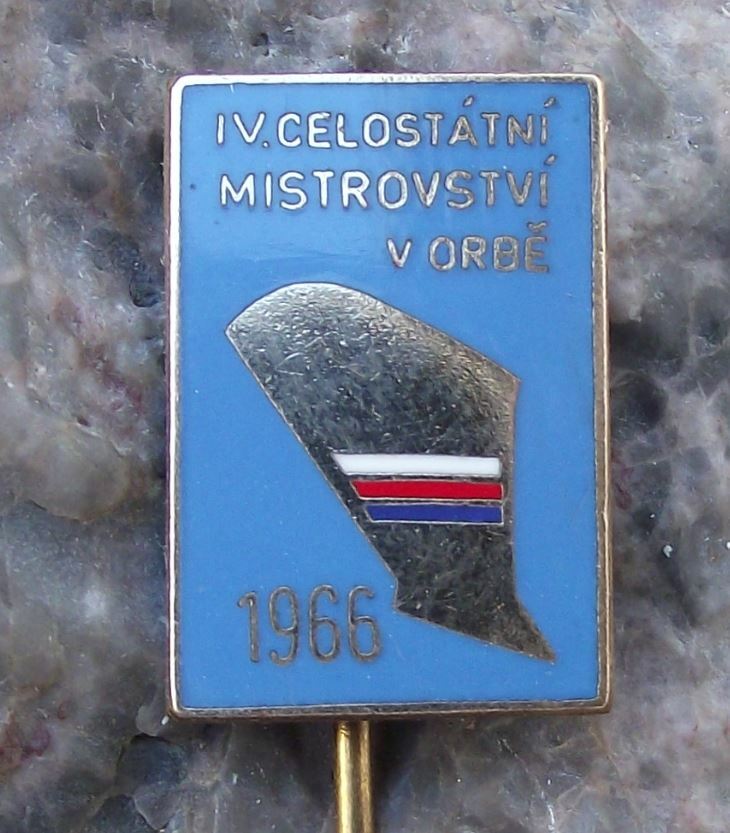 1966 All State Czech Field Ploughing Competition Match Championships Pin Badge - Badgecrazy
