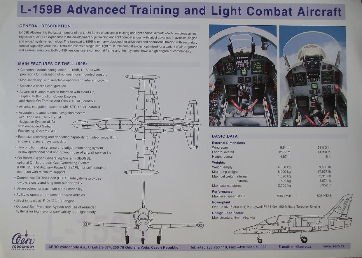 Aero L-39 L39 L 159 L-159 ALCA Albatros Military Jet Training Aircraft A4 Print - Badgecrazy