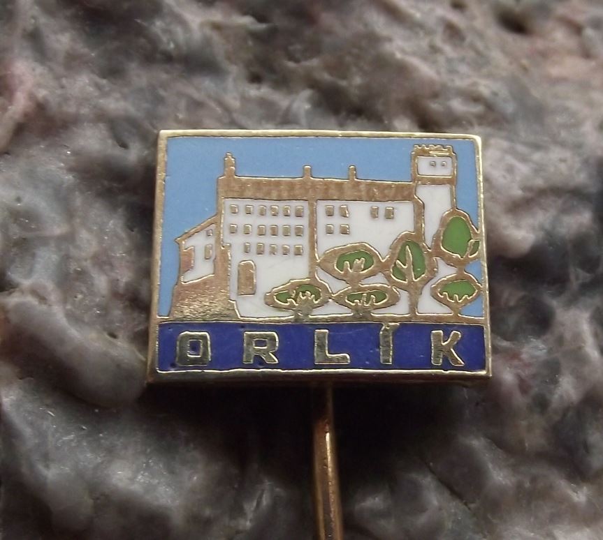 Orlik Czech Gothic Castle Chateau Czech Tourist Souvenier Sight Pin Badge - Badgecrazy