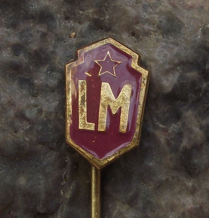 Czechoslovakia Peoples Militia LM Armed Worker Guard Communist Army Pin Badge - Badgecrazy