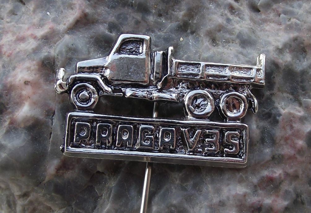 Vintage Praga Czech Commercial Vehicles Lorry Truck Tanker Pin Badge - Badgecrazy