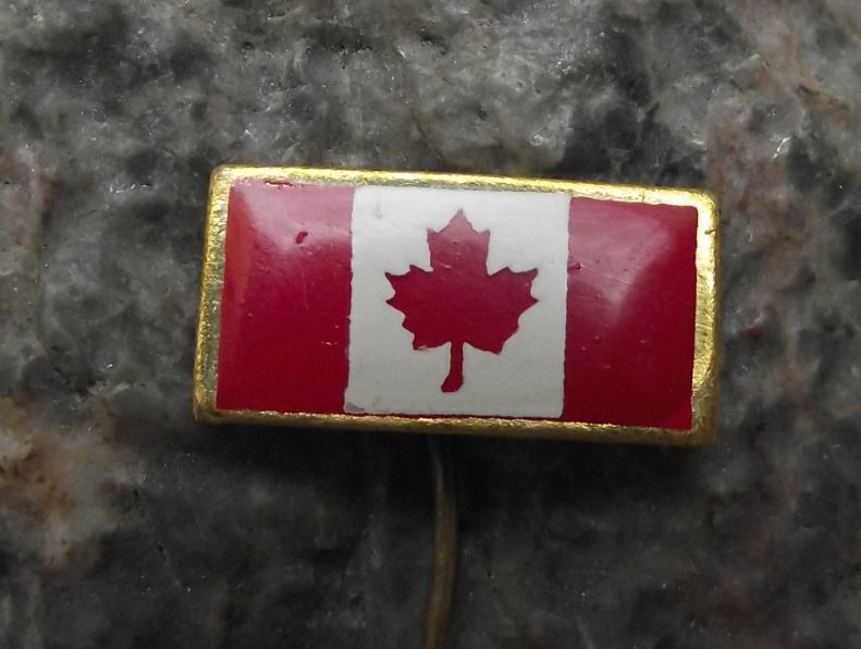 Dominion of Canada Maple Leaf National Canadian Flag Official Pin Badge - Badgecrazy