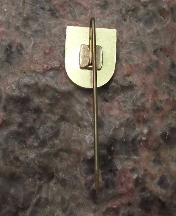 Antique Sassnitz East Germany Heraldic Crest Coat of Arms DDR GDR Pin Badge - Badgecrazy