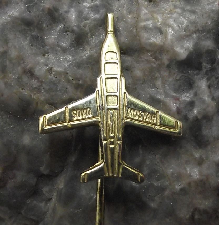 Soko G-4 Super Galeb Jet Trainer & Ground Attack Aircraft Yugoslavia Pin Badge - Badgecrazy