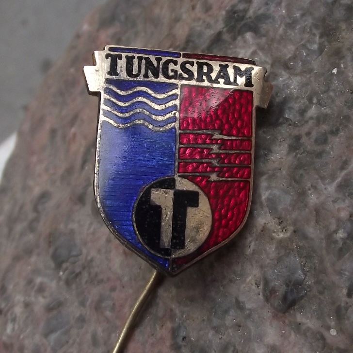 Tungsram General Electric GE Lightbulb Electronics Factory Hungary Badge - Badgecrazy