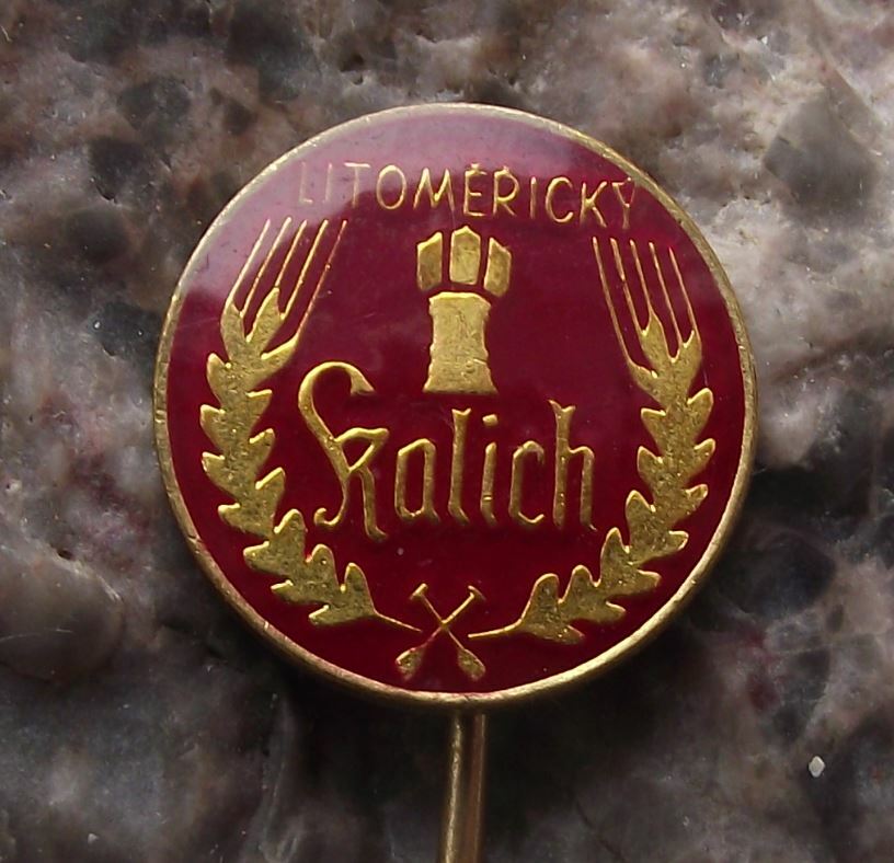 Vintage Pivovar Litomerice Skalich Czechoslovakia Beer Lager Brewery Pin Badge - Badgecrazy