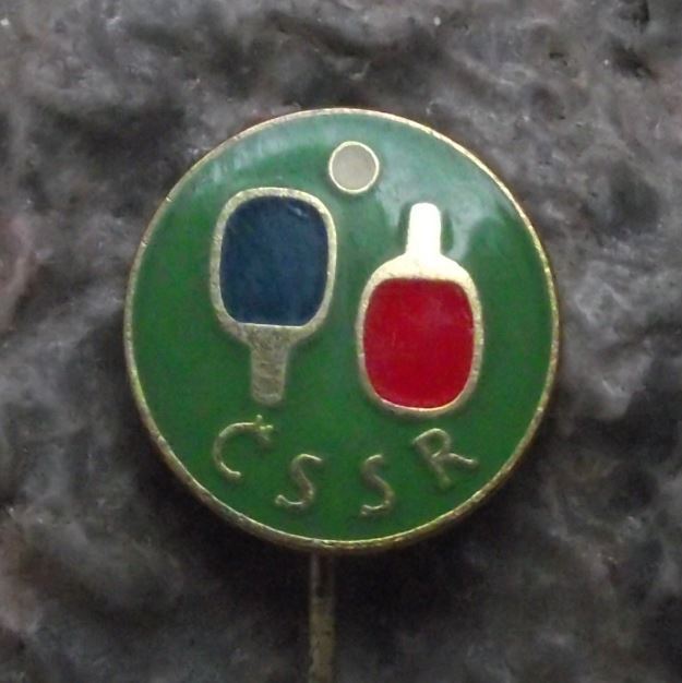 Czech Republic Modern Table Tennis Ping Pong Association Club Members Pin Badge - Badgecrazy
