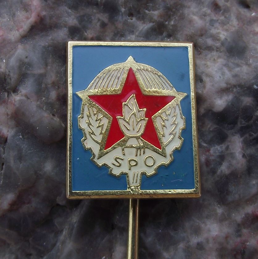 Antique SPO Slovakia Fire Fighters Union Fireman Emergency Services Pin Badge - Badgecrazy