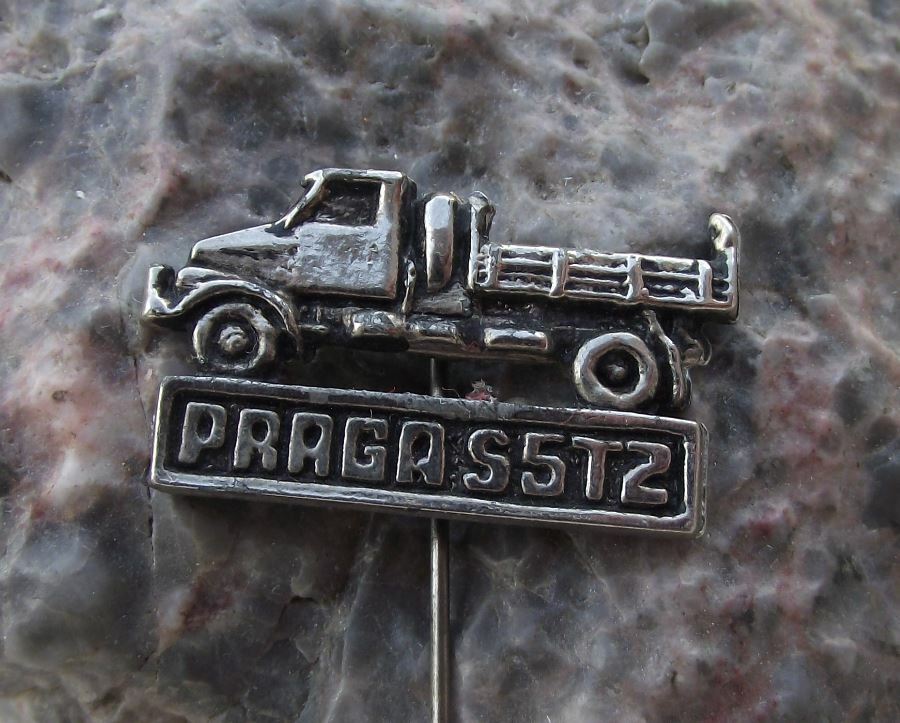 Vintage Praga Czech Commercial Vehicles Lorry Truck Tanker Pin Badge - Badgecrazy