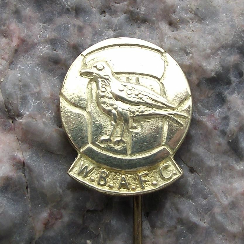 Vintage West Bromwich Albion WBAFC Football Club Soccer Ball Pin Badge - Badgecrazy