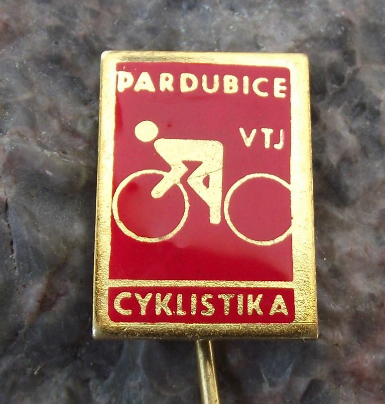 Antique Pardubice Army Military Cycling Club Bicycle Racing Team Racer Pin Badge - Badgecrazy