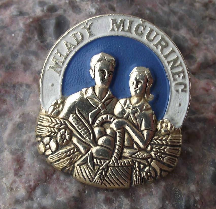 Antique Young Michurin Biologist Botanist Soviet Union Youth Award Pin Badge - Badgecrazy