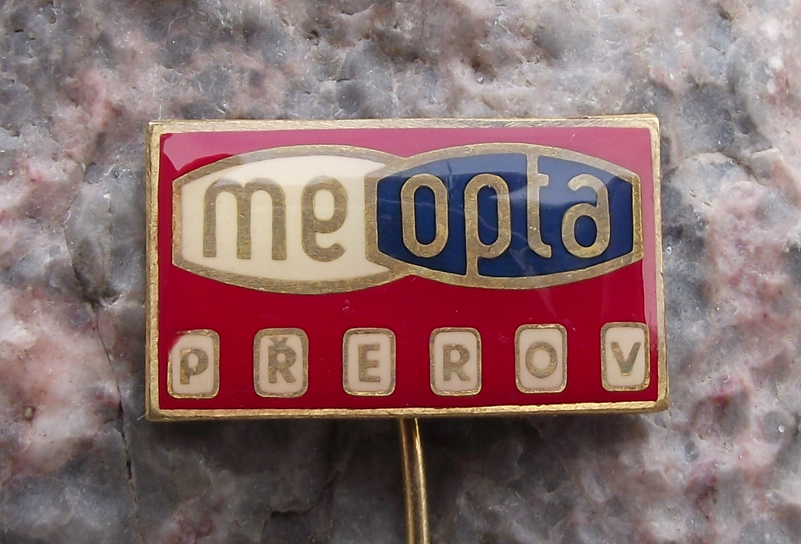 Vintage Meopta Prerov Czechoslovakia Photographic Camera and Lens Firm Pin Badge - Badgecrazy