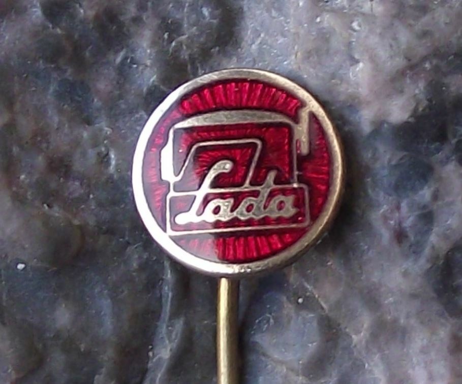 Vintage Lada Sewing Machines of Czechoslovakia Advertising Pin Badge - Badgecrazy