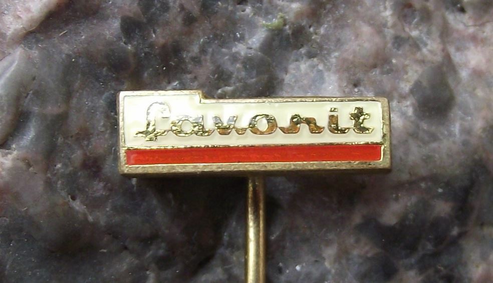 Favorit Bicycles Bikes Czechoslovakia Classic Cycling Cycle Logo Pin Badge - Badgecrazy