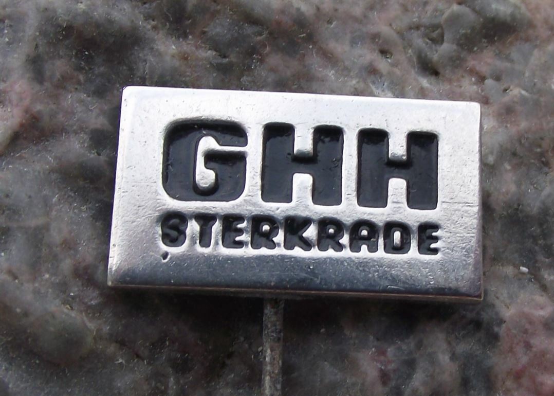 GHH Sterkrade Mining Machinery Germany Advertising Engineering Pin Badge - Badgecrazy