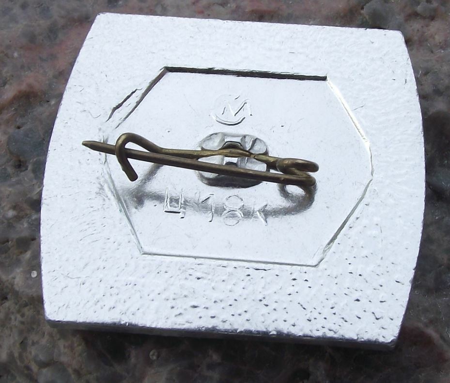 Vintage Imperial Russian Navy Ship of the Line Frigate Azov Sail Pin Badge - Badgecrazy