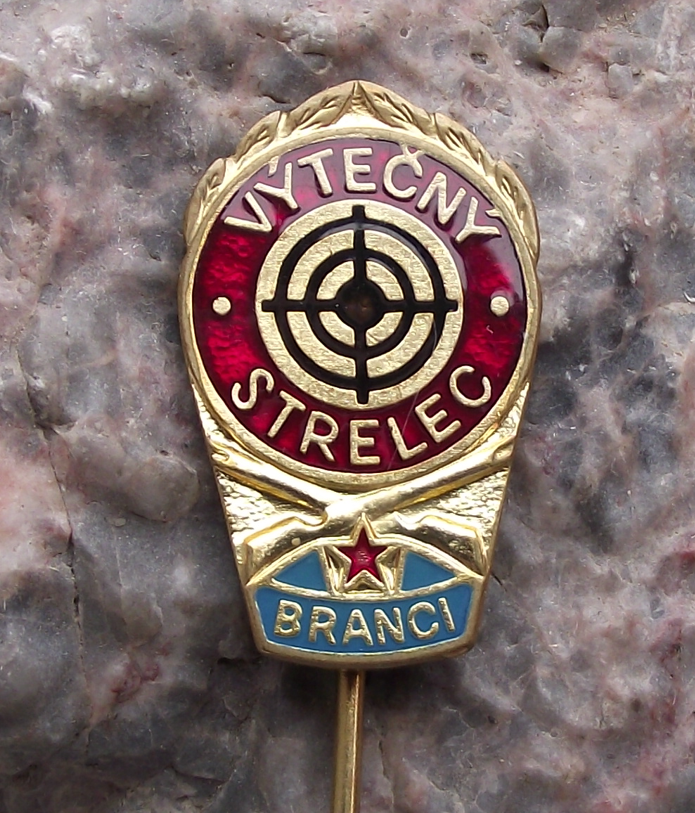 Vintage Sniper Award Military Reserve Gun Shooting Marksman Fine Shot Pin Badge - Badgecrazy