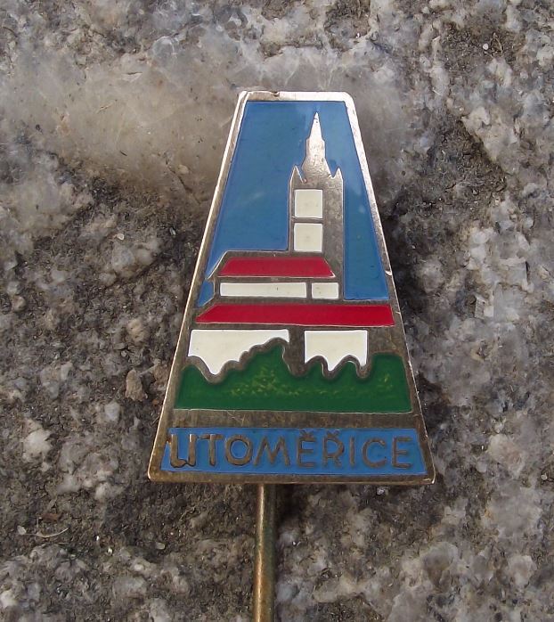 Antique Litomerice Leitmeritz St Stephen Cathedral Tower Souvenier Pin Badge - Badgecrazy