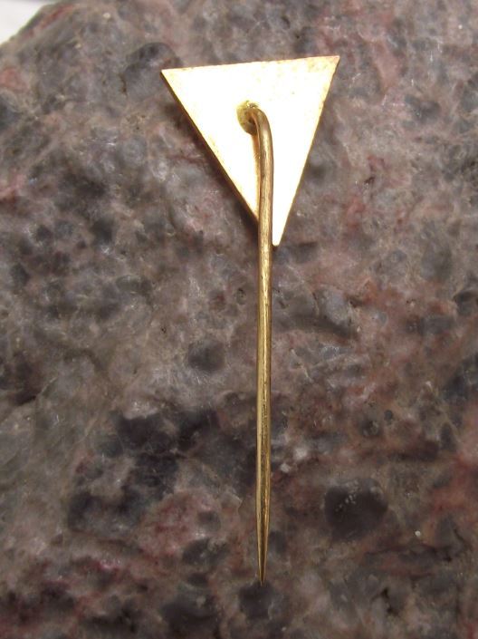 Antique Czechoslovakia Boxing Boxer Club RH Usti nad Labem Glove Pin Badge - Badgecrazy