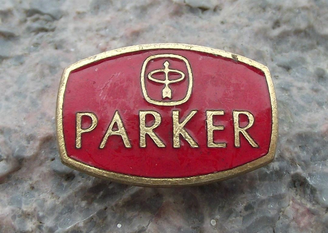 Vintage Parker Fountain Pens Ball Point Writing Tools Maker Jacket Button Hole - Badgecrazy
