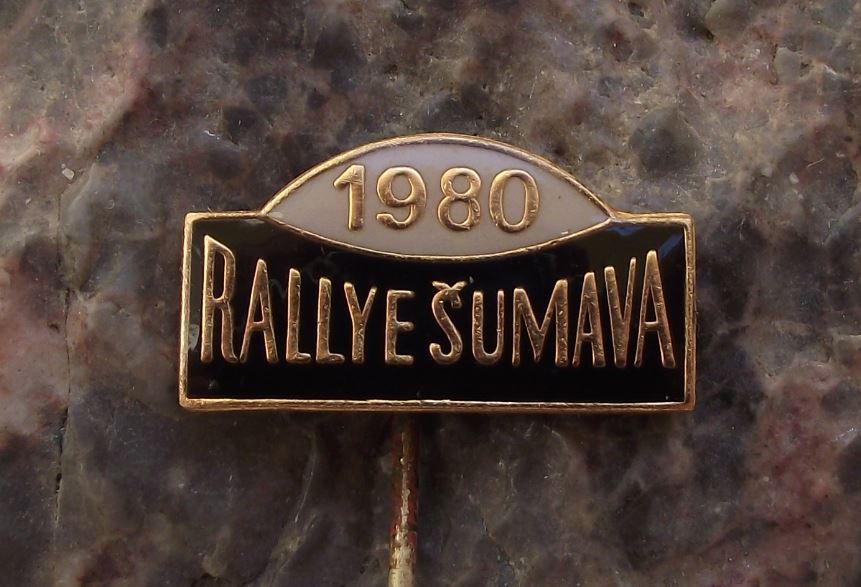 1980 Rallye Sumava Klatovy Rally Car Race Motorsport Motor Racing Pin Badge - Badgecrazy